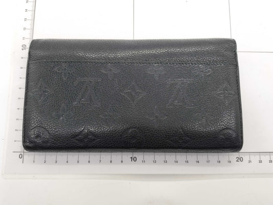 LOUIS VUITTON CA2126 Monogram Empreinte Portefeuille Sarah Wallet