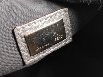 FENDI Zucca Print Mini Boston Bag 2305 8BL068 Handbag