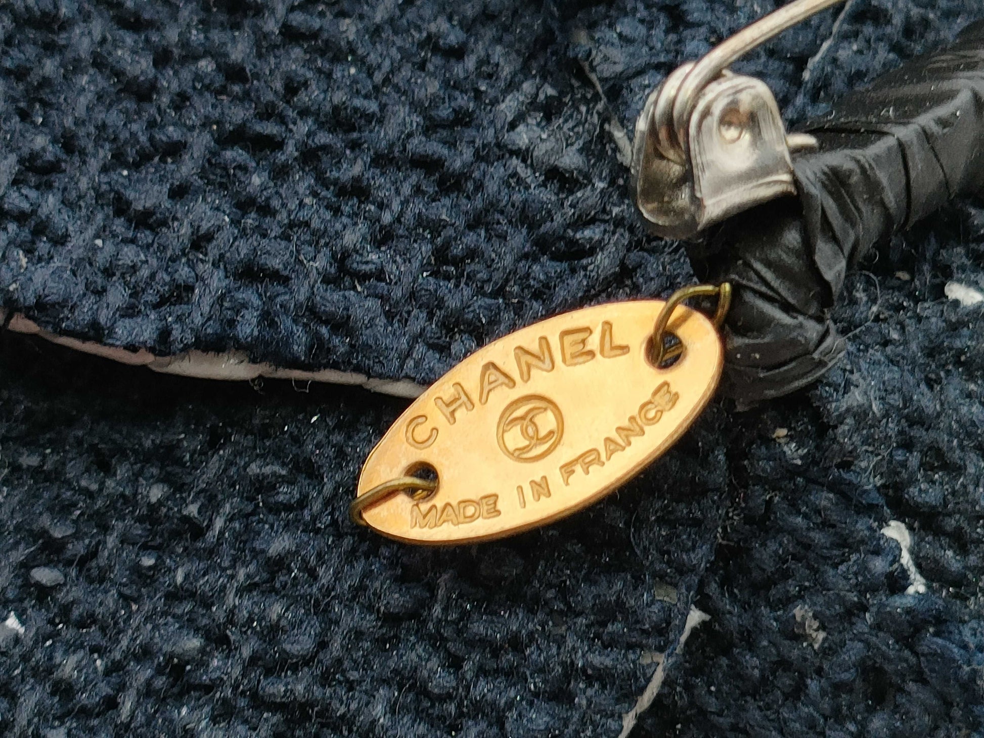 CHANEL No-Comment Corsage Camellia Brooch