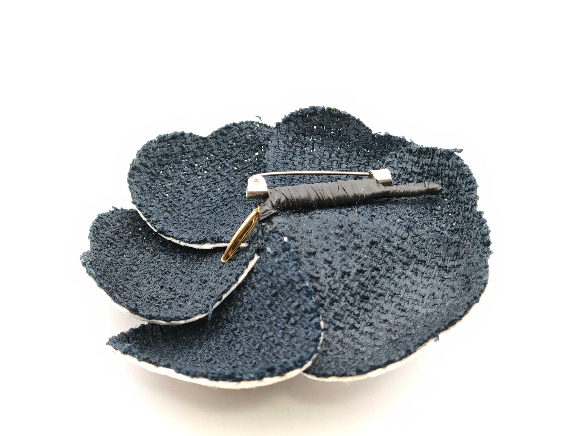 CHANEL No-Comment Corsage Camellia Brooch
