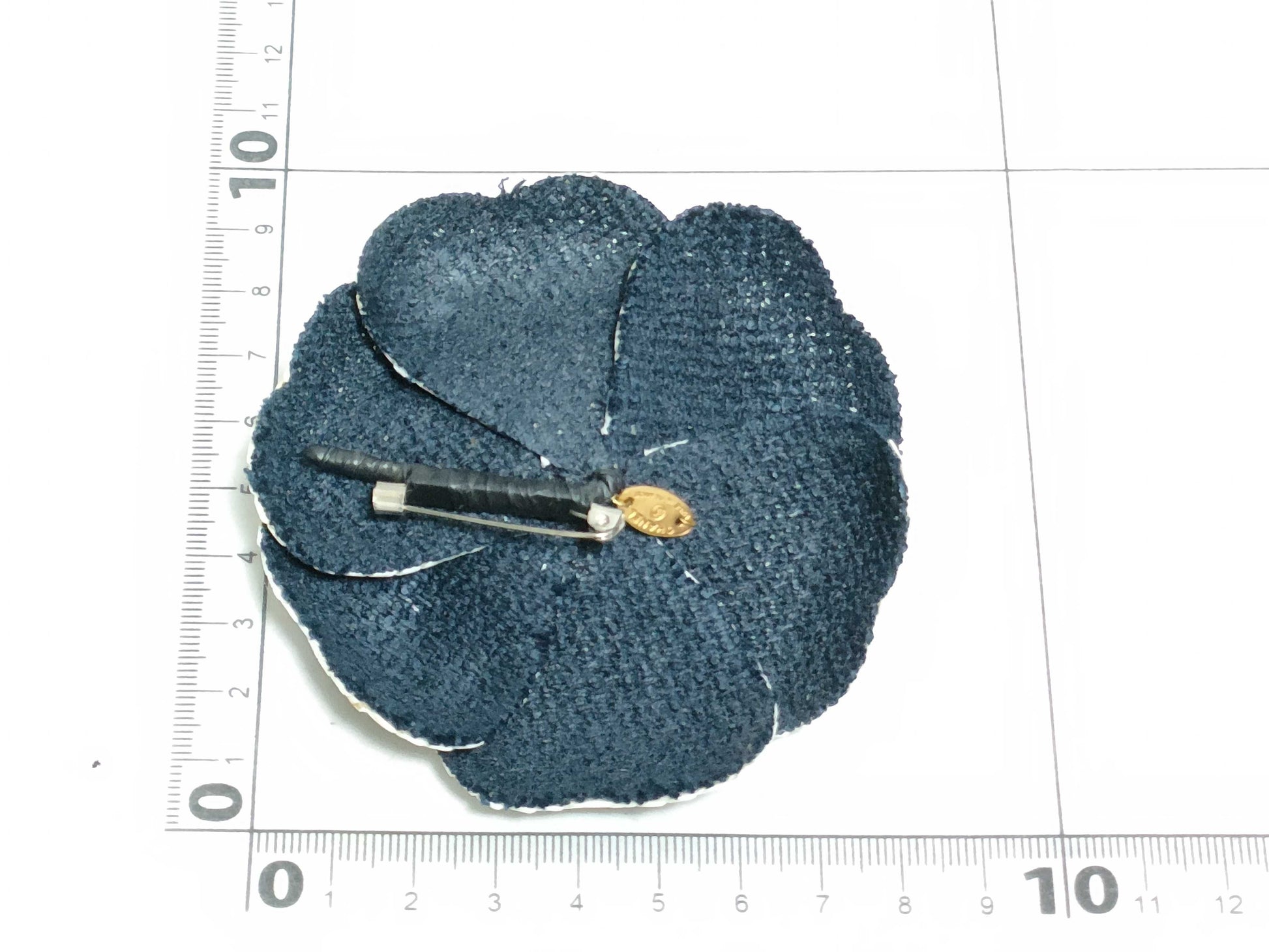 CHANEL No-Comment Corsage Camellia Brooch