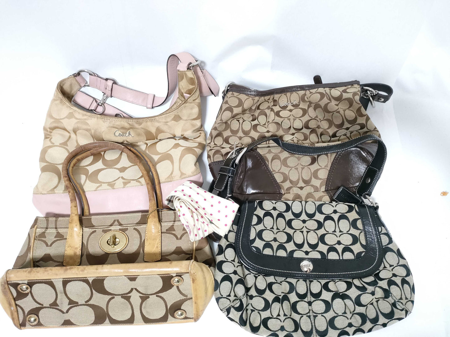 COACH Signature Bag 5-Piece Handbag