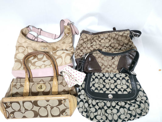 COACH Signature Bag 5-Piece Handbag