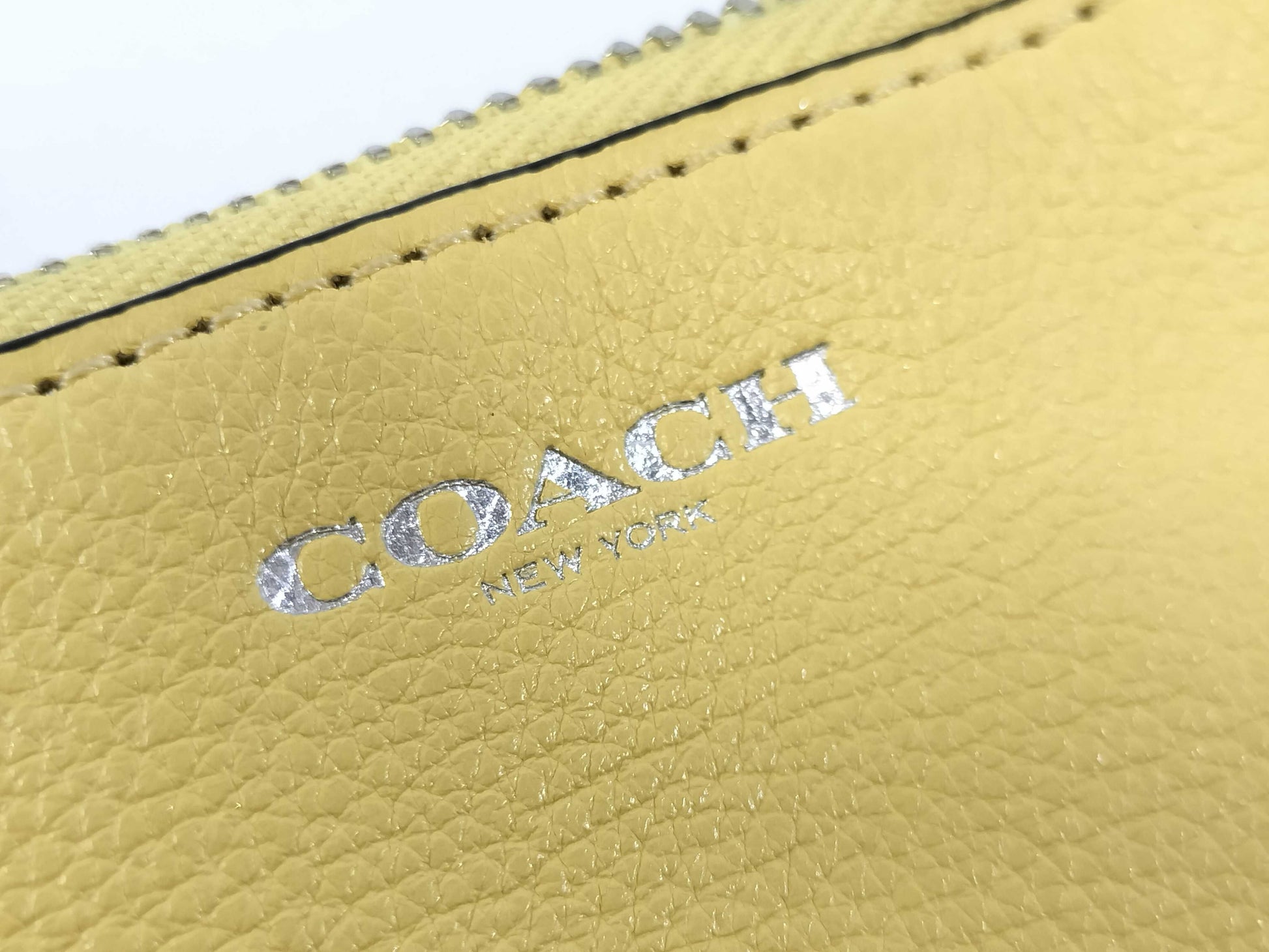 COACH Mini Shoulder Bag Yellow Shoulder Bag