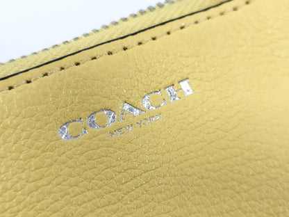 COACH Mini Shoulder Bag Yellow Shoulder Bag