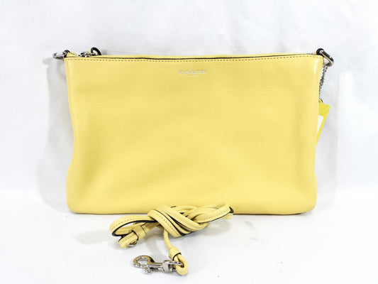 COACH Mini Shoulder Bag Yellow Shoulder Bag