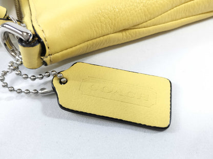 COACH Mini Shoulder Bag Yellow Shoulder Bag