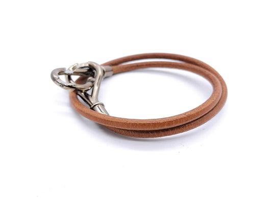 HERMES Atame/Choker/Silver Hardware Bracelet/Bangle