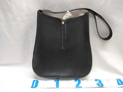 Salvatore Ferragamo Gancini Shoulder Bag with Silver Hardware
