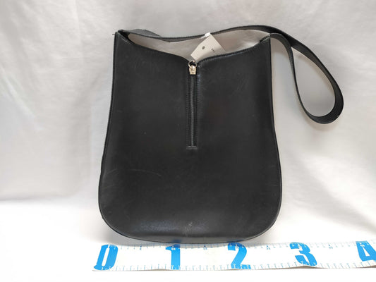 Salvatore Ferragamo Gancini Shoulder Bag with Silver Hardware