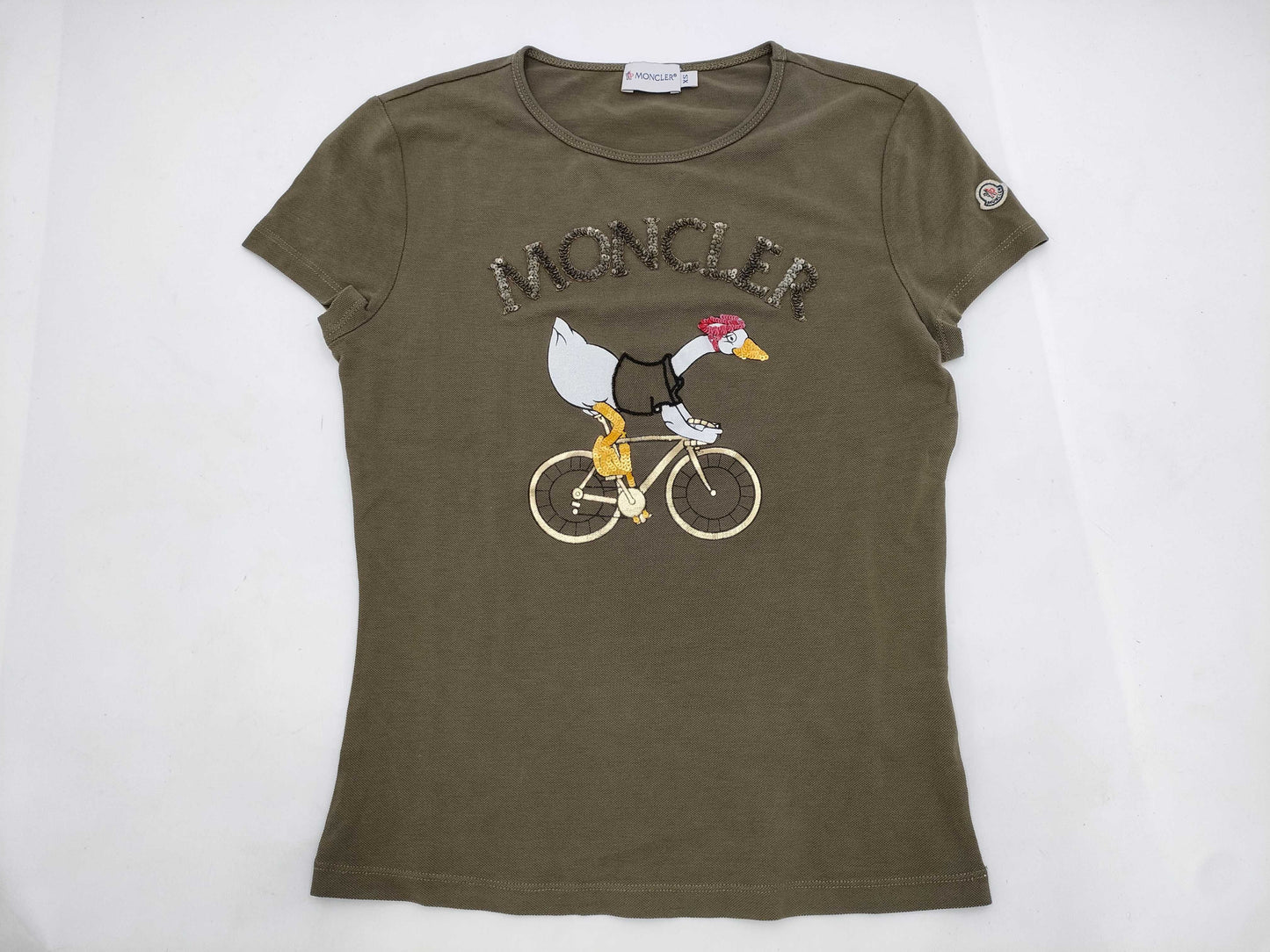 MONCLER 255686197 Sequin Duck T-shirt