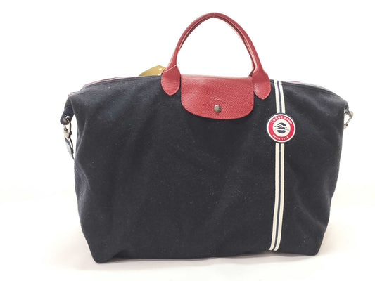 LONG CHAMP Cotton Tote Bag