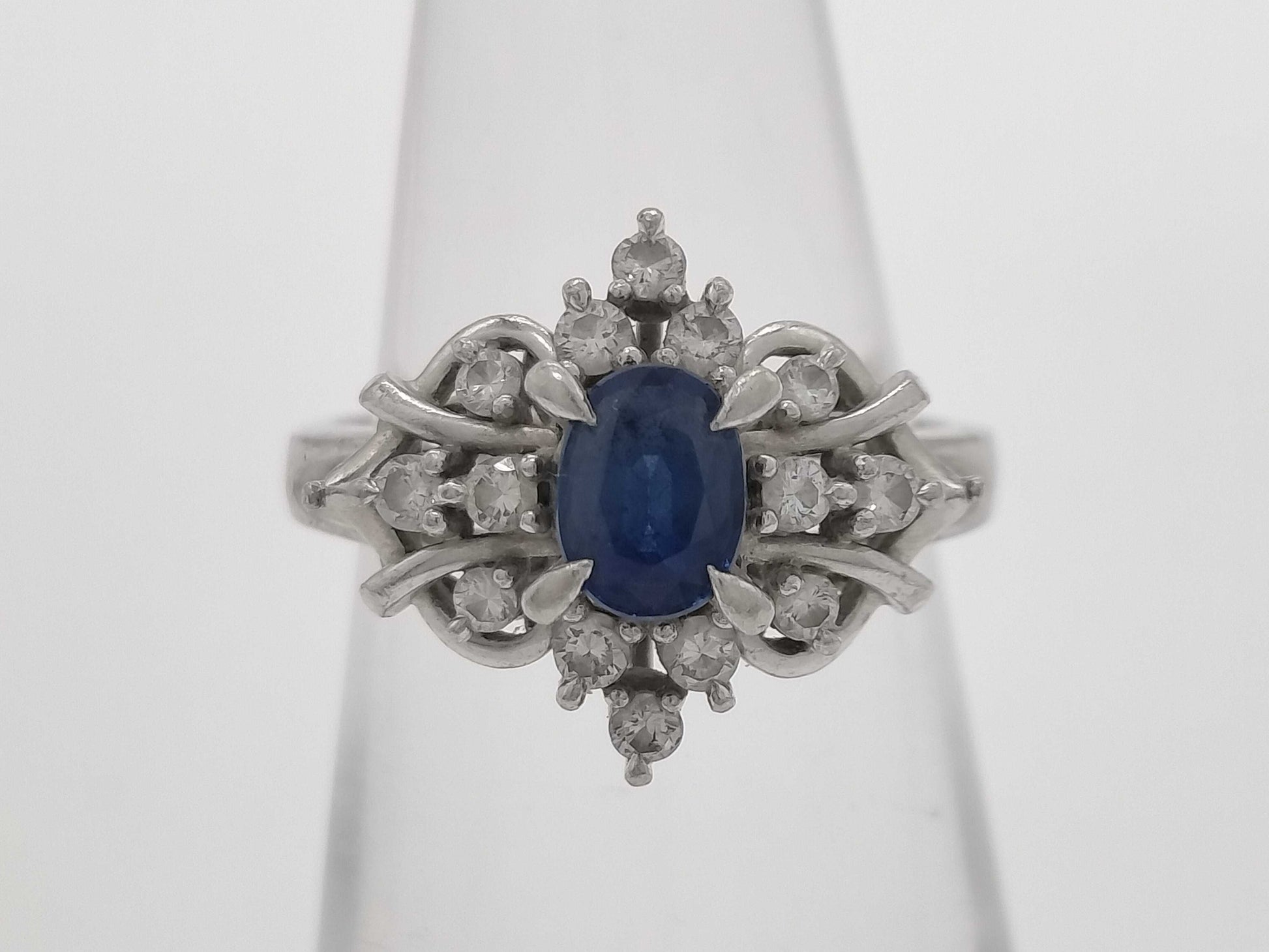 S 0.55ct D 0.26ct PT900 5.7g Ring 