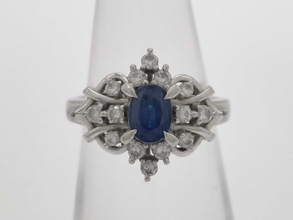 S 0.55ct D 0.26ct PT900 5.7g Ring 