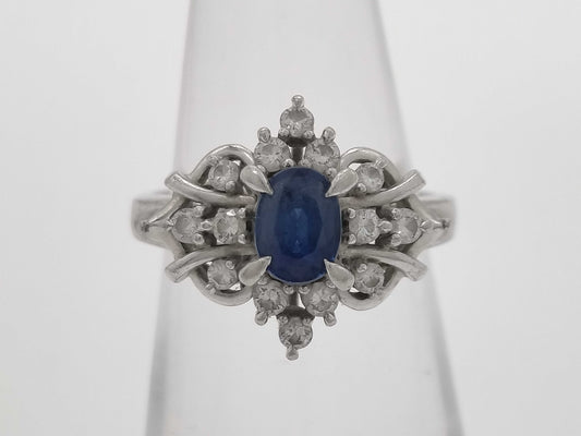 S 0.55ct D 0.26ct PT900 5.7g Ring 