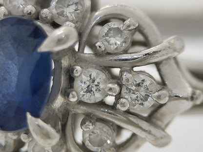 S 0.55ct D 0.26ct PT900 5.7g Ring 