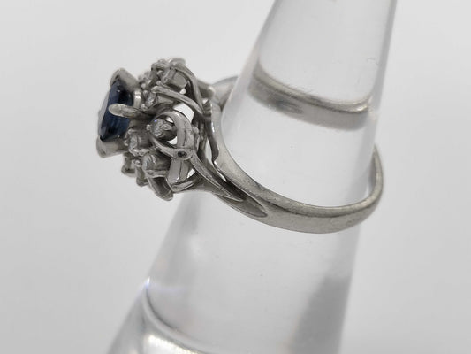S 0.55ct D 0.26ct PT900 5.7g Ring 