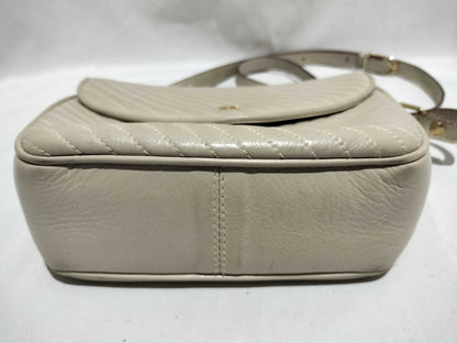 CELINE Triomphe Leather Shoulder Bag