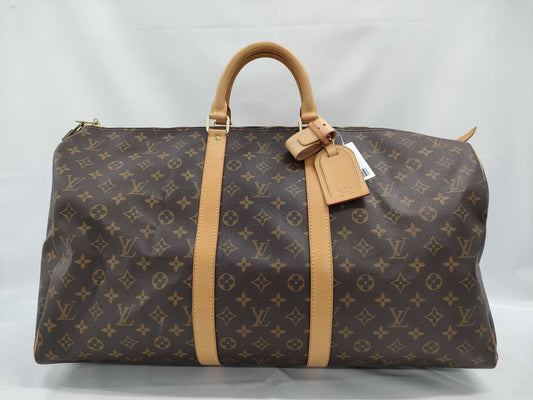 LOUIS VUITTON Monogram M41424 Keepall 55 Boston Bag