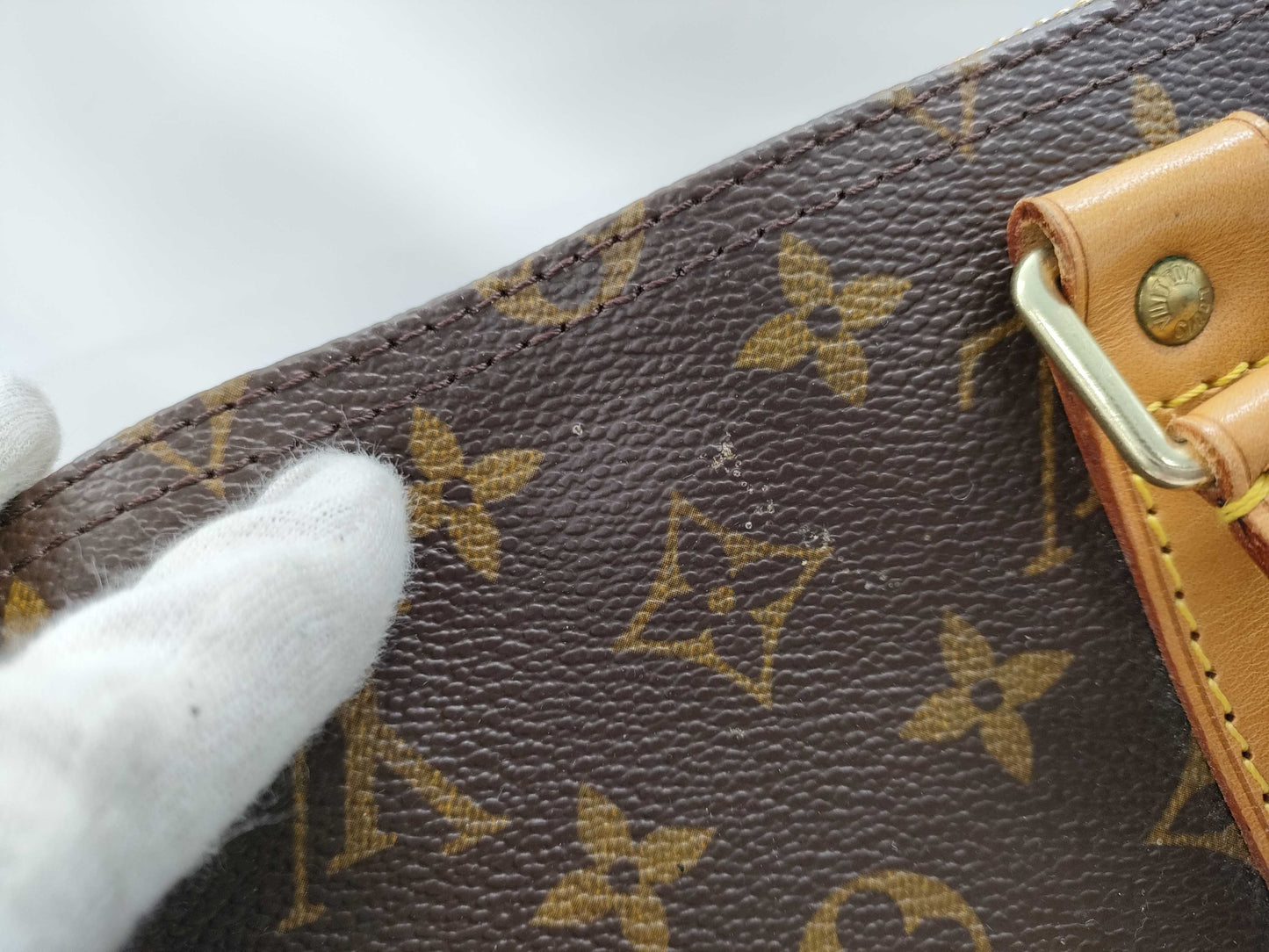 LOUIS VUITTON Monogram M41424 Keepall 55 Boston Bag