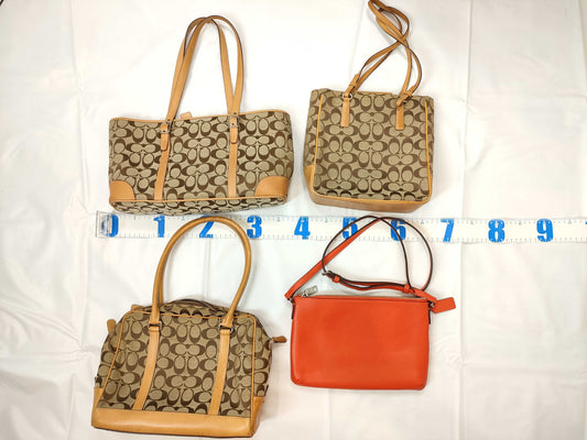 COACH Signature *4-piece handbag