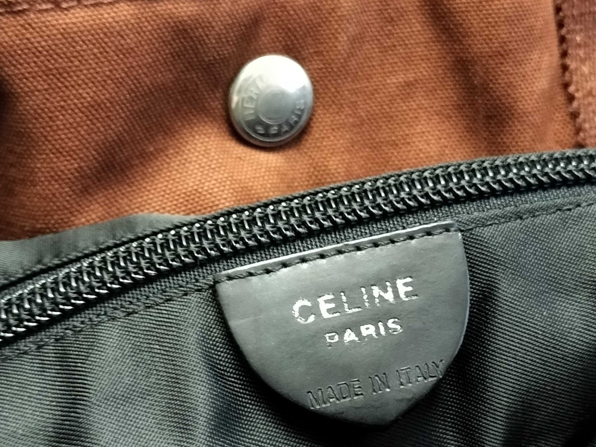 HERMES Foul Tote MM / Celine Nylon Tote Bag Set of 2