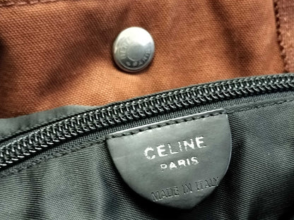 HERMES Foul Tote MM / Celine Nylon Tote Bag Set of 2
