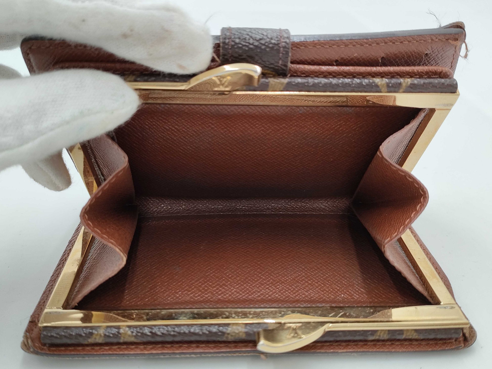 LOUIS VUITTON Monogram Compact Wallet *2 Set Wallet