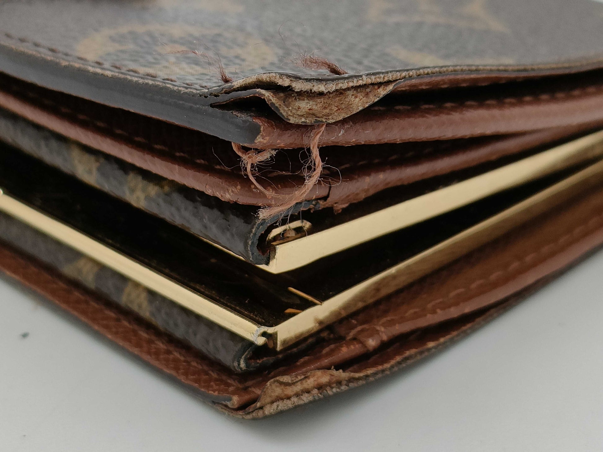 LOUIS VUITTON Monogram Compact Wallet *2 Set Wallet