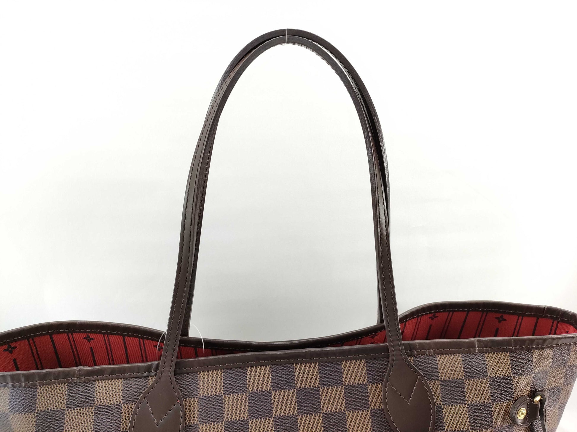LOUIS VUITTON SP0098 Damier N51105 Neverfull MM Old Model Tote Bag