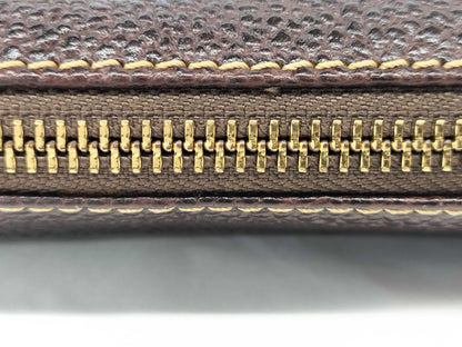 Dunhill Leather Shoulder Bag, Dark Brown