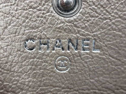 CHANEL Quilted Card Case with Key Ring, Card Case, Pass Case, Business Card Case