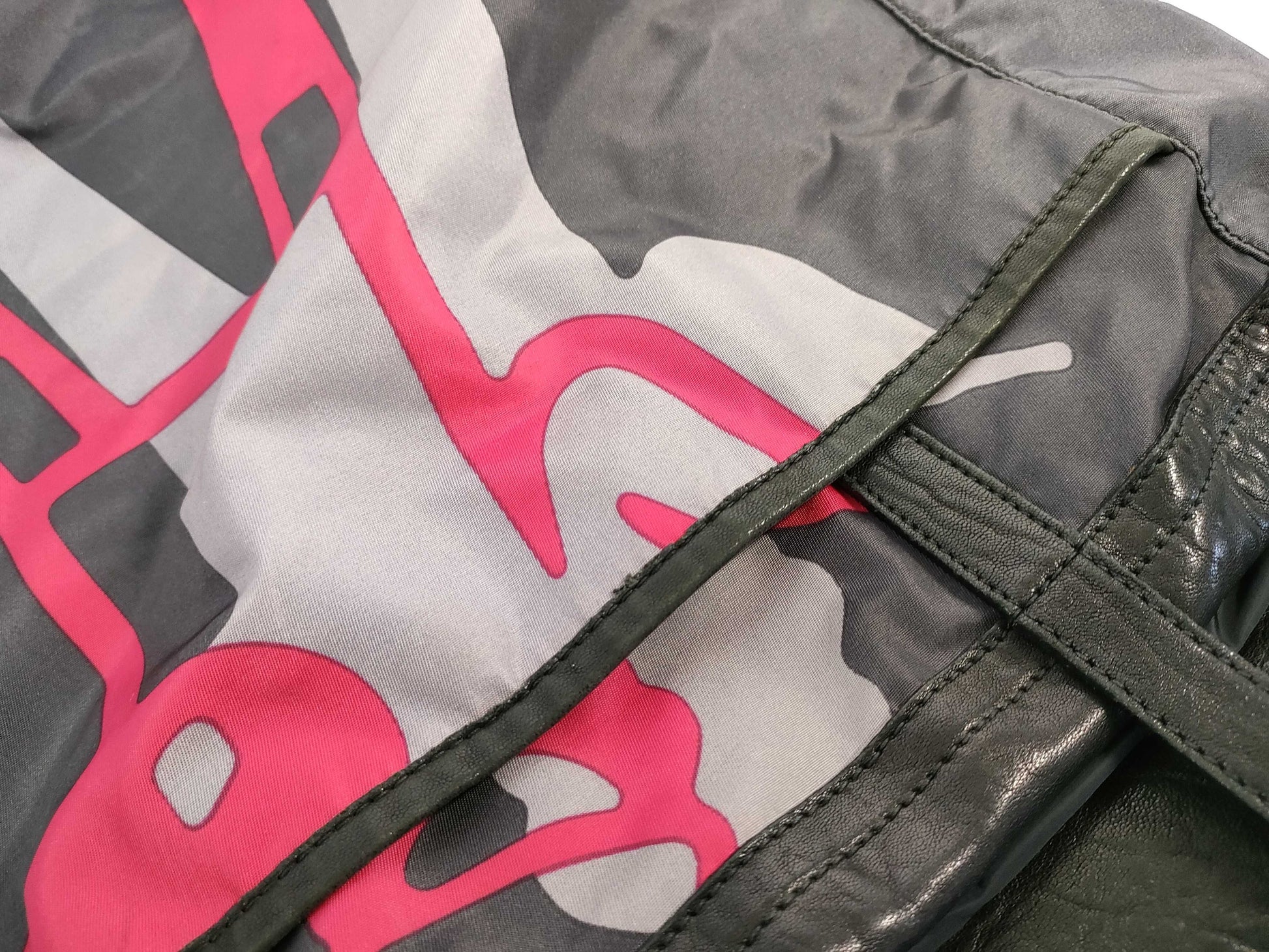 Miu Miu nylon/leather tote bag