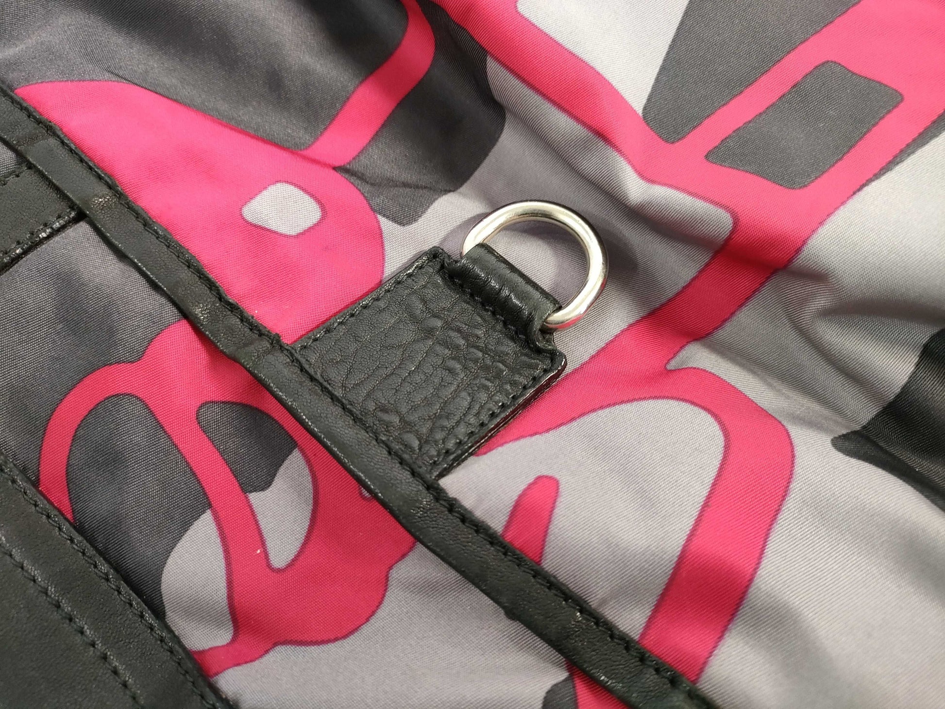 Miu Miu nylon/leather tote bag