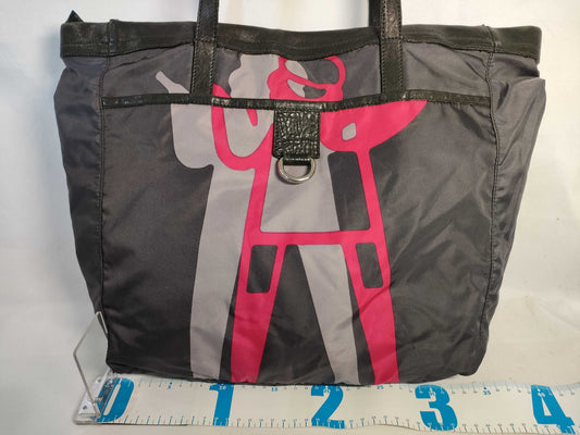 Miu Miu nylon/leather tote bag