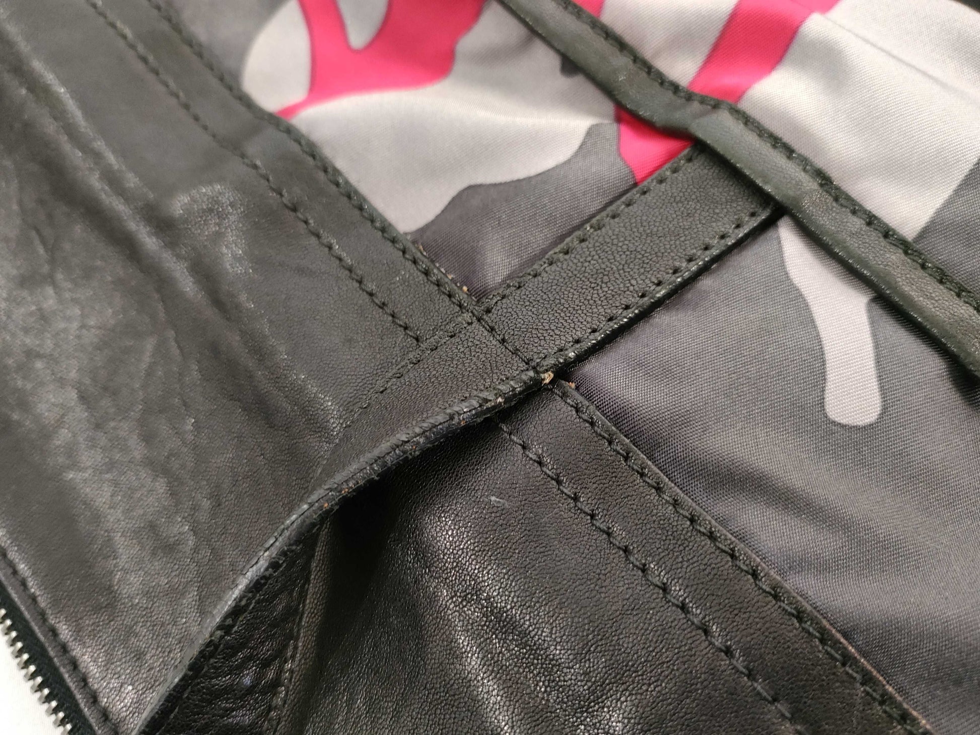 Miu Miu nylon/leather tote bag