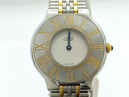 Cartier Must 21 W10050F4 123000P 011247 Quartz Unmoving Women's Watch