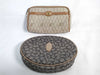 Dior Pouch PVC x Leather Honeycomb Pattern / Saint Laurent Cosmetic Pouch Pouch