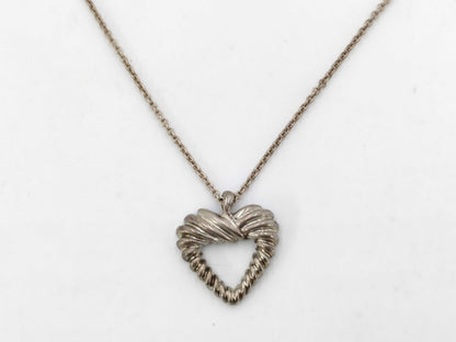 Tiffany & Co. Twisted Heart Necklace 925 Necklace