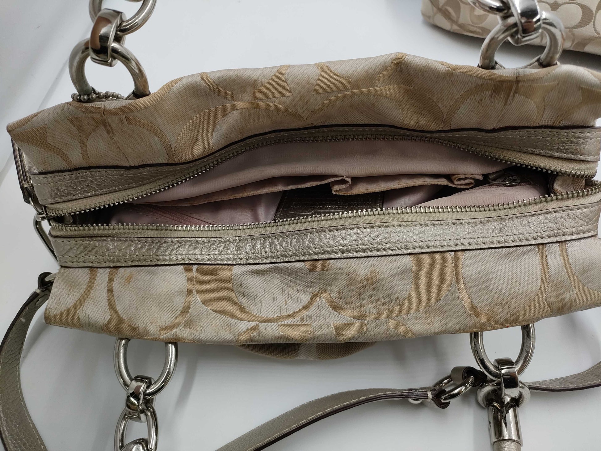 COACH Signature 16812/F15510/FS8K07 3-piece handbag