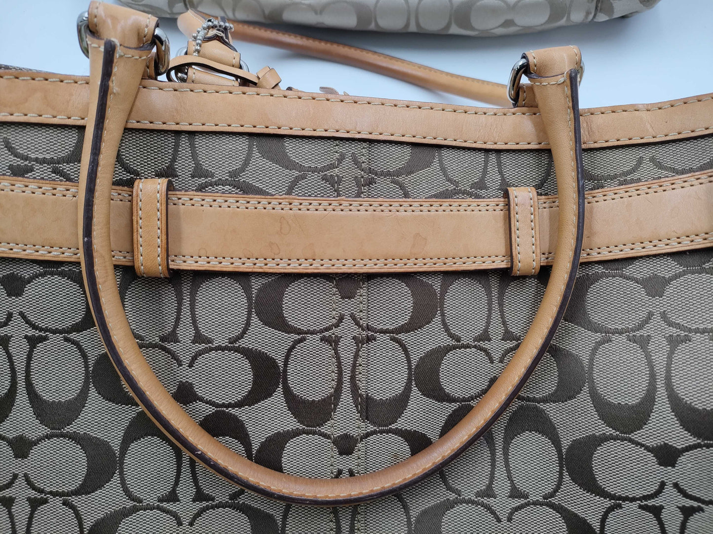 COACH Signature 16812/F15510/FS8K07 3-piece handbag