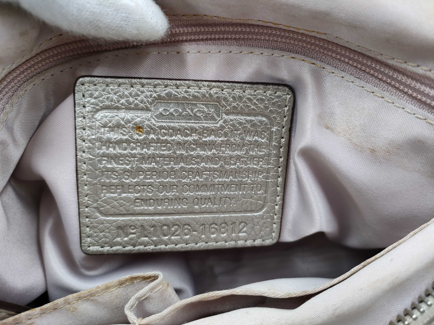 COACH Signature 16812/F15510/FS8K07 3-piece handbag