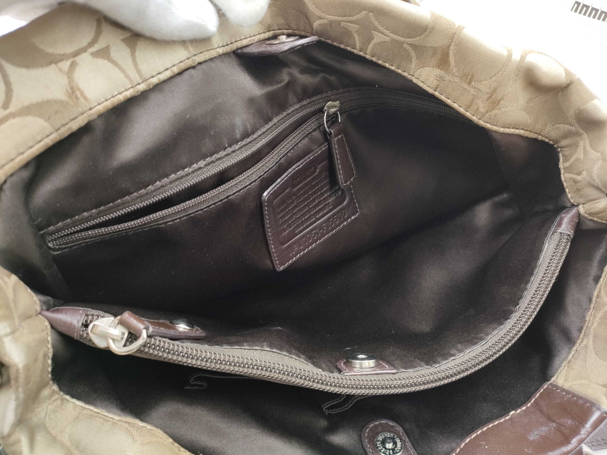 COACH Signature 16812/F15510/FS8K07 3-piece handbag