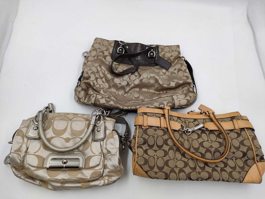 COACH Signature 16812/F15510/FS8K07 3-piece handbag