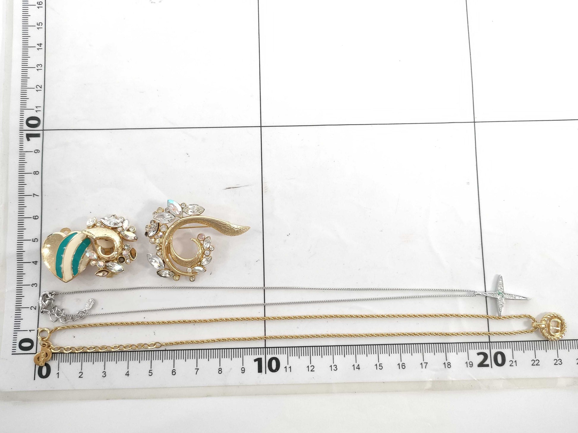 Dior Swari etc. Plated Set Necklace
