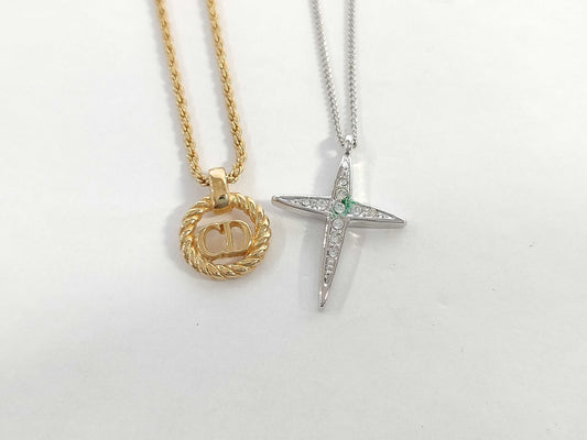 Dior Swari etc. Plated Set Necklace