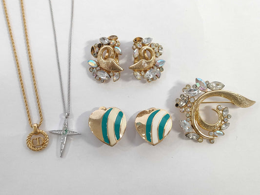 Dior Swari etc. Plated Set Necklace