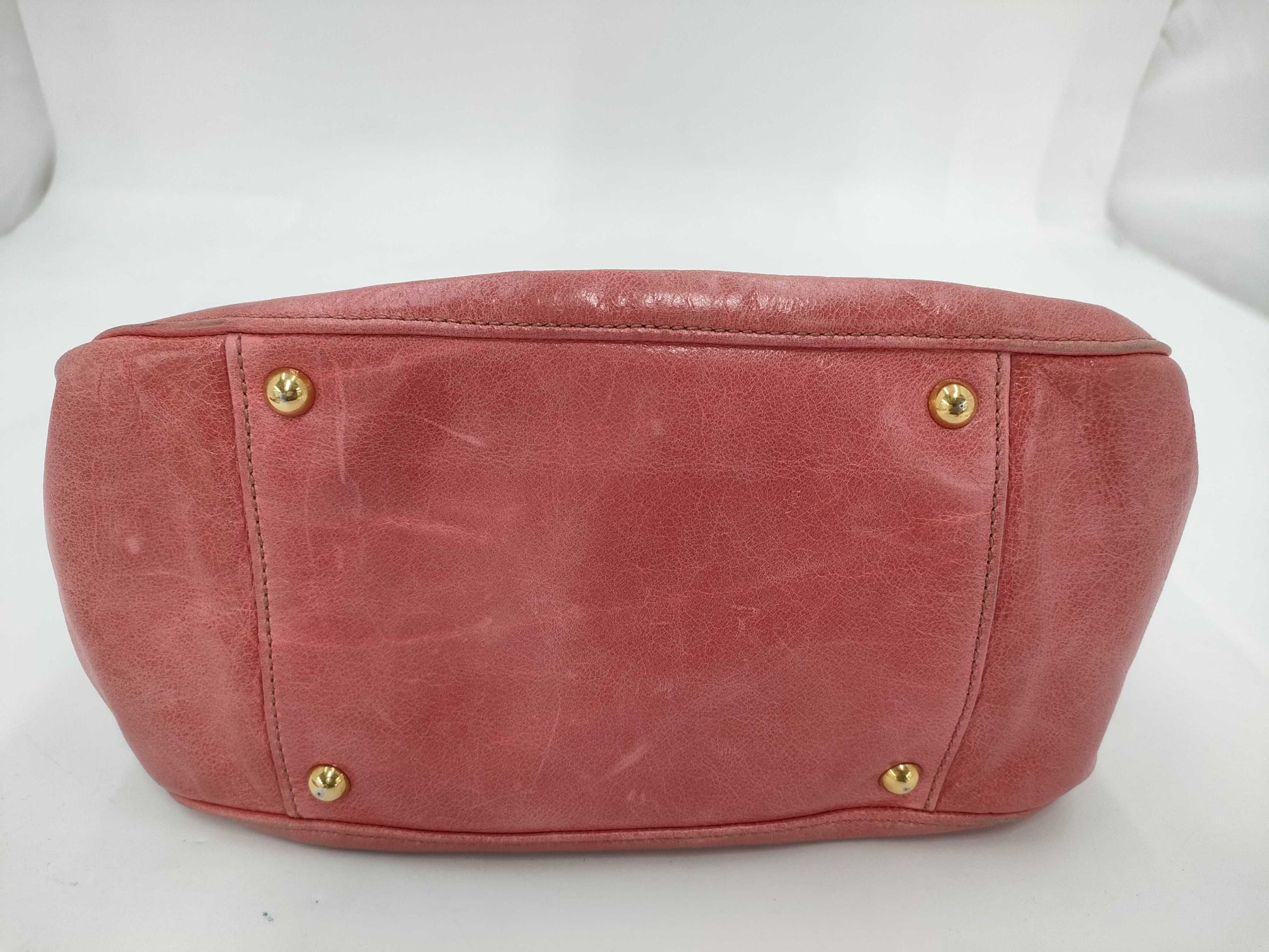 Miu Miu Leather 2-Way Pink Handbag