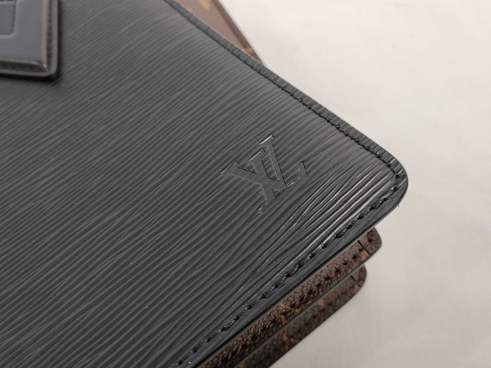 LOUIS VUITTON RFID Verified, Serial Number Unverifiable, Epi Leather Varenne Handbag