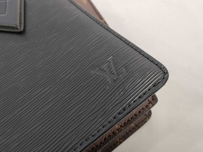 LOUIS VUITTON RFID Verified, Serial Number Unverifiable, Epi Leather Varenne Handbag